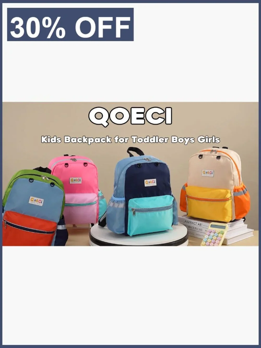 Kids Toddler Backpack Preschool Elementary Bookbag Adjustable Padded Straps